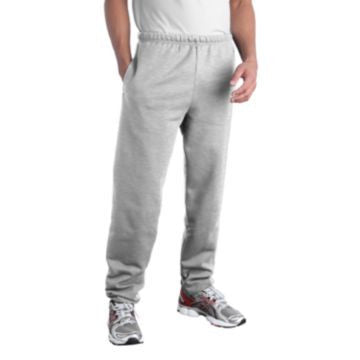 JERZEES SUPER SWEATS - Sweatpant with Pockets.  4850MP Ash