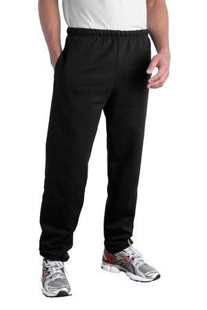 JERZEES SUPER SWEATS - Sweatpant with Pockets.  4850MP Black