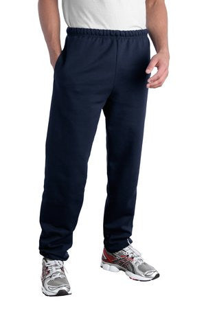 JERZEES SUPER SWEATS - Sweatpant with Pockets.  4850MP Navy