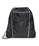 4863 Gemline Sprint Sport Cinchpack Black
