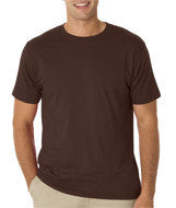 490 Anvil Eco-Friendly Adult AnvilOrganic&reg; Lightweight Tee Chocolate