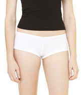 491 Bella + Canvas Ladies' Cotton Spandex Shortie White