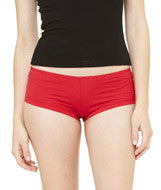491 Bella + Canvas Ladies' Cotton Spandex Shortie Red