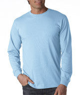 4930 Fruit of the Loom Adult Heavy Cotton HD&reg; Long-Sleeve T-Shirt Light Blue