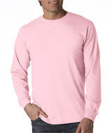 4930 Fruit of the Loom Adult Heavy Cotton HD&reg; Long-Sleeve T-Shirt Classic Pink