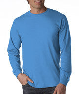 4930 Fruit of the Loom Adult Heavy Cotton HD&reg; Long-Sleeve T-Shirt Columbia Blue