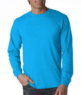 4930 Fruit of the Loom Adult Heavy Cotton HD&reg; Long-Sleeve T-Shirt Pacific Blue