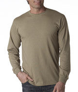 4930 Fruit of the Loom Adult Heavy Cotton HD&reg; Long-Sleeve T-Shirt Khaki