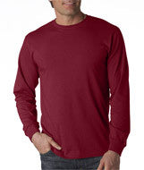 4930 Fruit of the Loom Adult Heavy Cotton HD&reg; Long-Sleeve T-Shirt Maroon