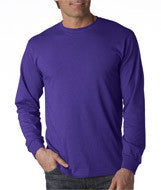 4930 Fruit of the Loom Adult Heavy Cotton HD&reg; Long-Sleeve T-Shirt Purple