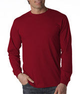 4930 Fruit of the Loom Adult Heavy Cotton HD&reg; Long-Sleeve T-Shirt Cardinal