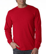 4930 Fruit of the Loom Adult Heavy Cotton HD&reg; Long-Sleeve T-Shirt True Red