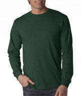 4930 Fruit of the Loom Adult Heavy Cotton HD&reg; Long-Sleeve T-Shirt Forest Green