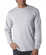 4930 Fruit of the Loom Adult Heavy Cotton HD&reg; Long-Sleeve T-Shirt Silver