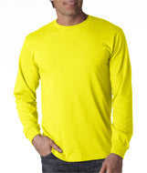 4930 Fruit of the Loom Adult Heavy Cotton HD&reg; Long-Sleeve T-Shirt Yellow