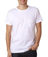 498P Hanes Adult nano-T&reg; T-Shirt with Pocket White