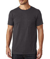 498P Hanes Adult nano-T&reg; T-Shirt with Pocket Vintage Black
