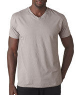498V Hanes Adult nano-T&reg; V-Neck T-Shirt Vintage Grey