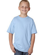 498Y Hanes Youth nano-T&reg; T-Shirt Light Blue