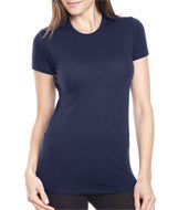 4990 Bayside Ladies' Fashion Ring-Spun Jersey Tee Navy