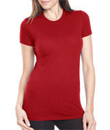 4990 Bayside Ladies' Fashion Ring-Spun Jersey Tee Red