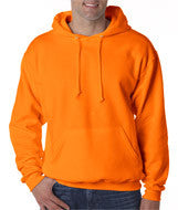 4997 Jerzees Adult Super Sweats&reg; Hooded Pullover Sweatshirt Safety Orange (50/50)