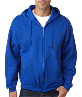 4999 Jerzees Adult Super Sweats&reg; Full-Zip Hooded Sweatshirt Royal
