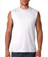 49 Jerzees Adult HiDENSI-T&reg; Sleeveless T-Shirt White