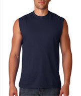 49 Jerzees Adult HiDENSI-T&reg; Sleeveless T-Shirt J Navy
