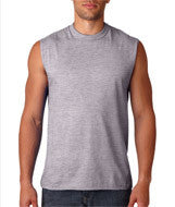 49 Jerzees Adult HiDENSI-T&reg; Sleeveless T-Shirt Athletic Heather (90/10)