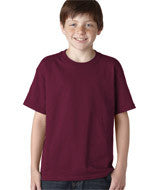 5000B Gildan Heavy Cotton&trade; Youth T-Shirt Maroon
