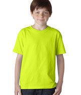 5000B Gildan Heavy Cotton&trade; Youth T-Shirt Safety Green (50/50)