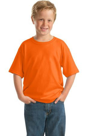 Gildan - Youth  Heavy Cotton   100% Cotton T-Shirt.  5000B Safety Orange