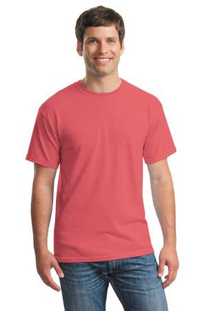 Gildan - Heavy Cotton   100% Cotton T-Shirt.  5000 Coral Silk