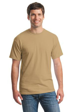 Gildan - Heavy Cotton   100% Cotton T-Shirt.  5000 Old Gold
