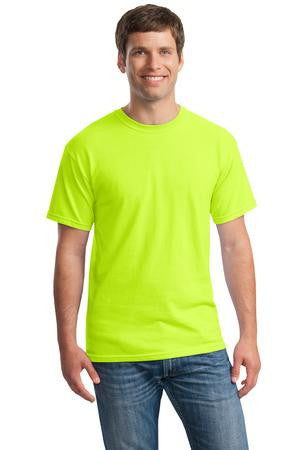 Gildan - Heavy Cotton   100% Cotton T-Shirt.  5000 Safety Green
