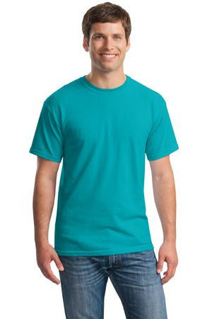 Gildan - Heavy Cotton   100% Cotton T-Shirt.  5000 Tropical Blue