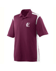 Augusta Drop Ship Wicking Textured Gameday Sport Shirt 5055  MAROON/WHITE 