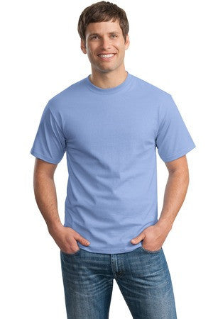 Hanes - Tagless 100% Cotton T-Shirt.  5250 Carolina Blue