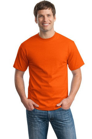 Hanes - Tagless 100% Cotton T-Shirt.  5250 Orange