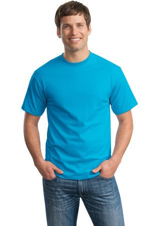 Hanes - Tagless 100% Cotton T-Shirt.  5250 Teal