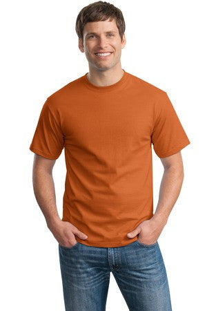 Hanes - Tagless 100% Cotton T-Shirt.  5250 Texas Orange