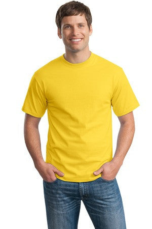 Hanes - Tagless 100% Cotton T-Shirt.  5250 Yellow