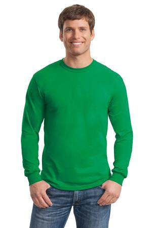     Gildan - Heavy Cotton   100% Cotton Long Sleeve T-Shirt.  5400 Irish Green