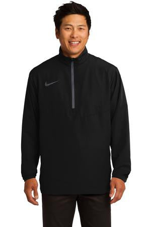 Nike Golf 1/2-Zip Wind Shirt. 578675 Black/ Dark Grey