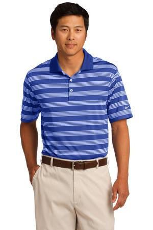 Nike Golf Dri-FIT Tech Stripe Polo. 578677 Game royal