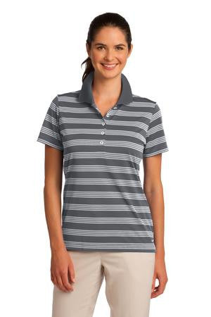 Nike Golf Ladies Dri-FIT Tech Stripe Polo. 578678 Dark grey