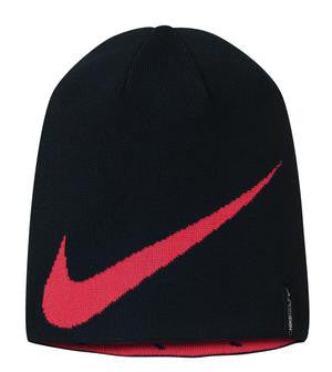 Nike Golf Reversible Knit Hat. 578679 Black/ gym red