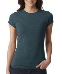 6000L Next Level Ladies' Poly/Cotton Tee Indigo