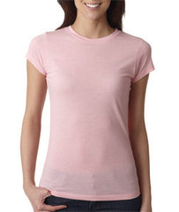 6000L Next Level Ladies' Poly/Cotton Tee Dusty Pink